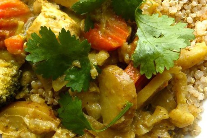 Chicken coconut curry