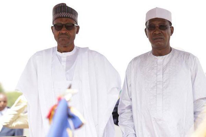 Nigeria's President, Muhammadu Buhari meets with Chad’s Idriss Déby on June 4, 2015.