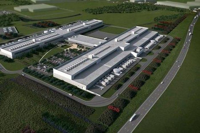 3D rendering of Facebook's new data center.