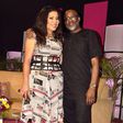Monalisa Chinda and 1st guest, Lanre 'The Catalyst' Olusola.