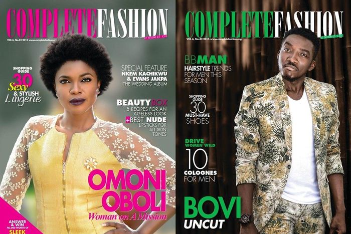 Omoni Oboli, Bovi cover Complete Fashion Magazine