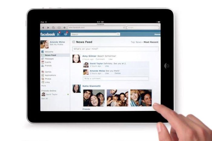 Safari Browser on iPad