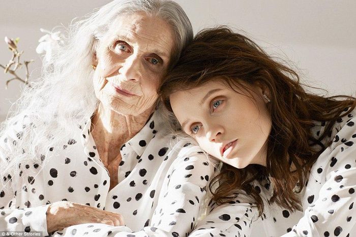 Daphne Selfe and Flo Dunn in Vans and & Other Stories new ad