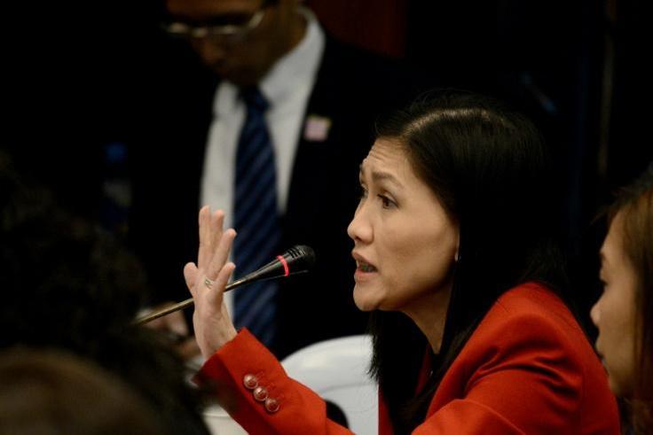 Ex-banker Maia Deguito was found guilty on eight counts of money laundering which carry a minimum of four years each behind bars