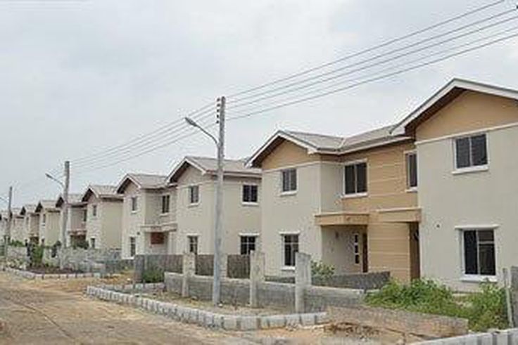 A group of residential apartments