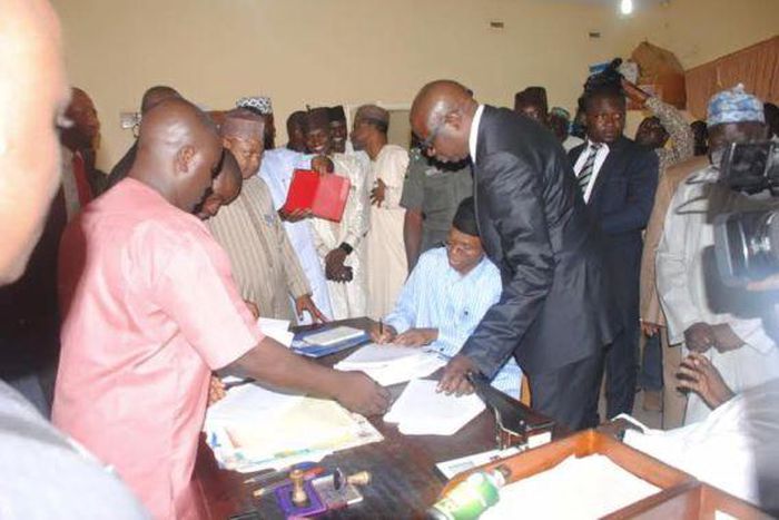 Kaduna State Governor, Nasir El-Rufai at State High Court