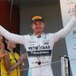 Formula One - F1 - Spanish Grand Prix 2015 - Circuit de Catalunya, Barcelona, Spain - 10/5/15
Mercedes' Nico Rosberg celebrates his win on the podium
Reuters / Juan Medina