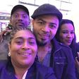 Hilda Dokubo, Ramsey Nouah and Chioma Ude at Durban International Film Festival 2015.