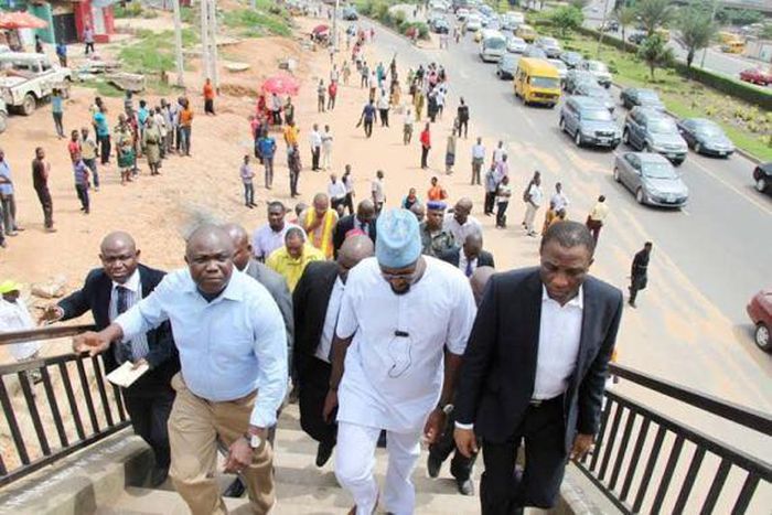 Lagos State Governor, Akinwunmi Ambode works to ease traffic in the state