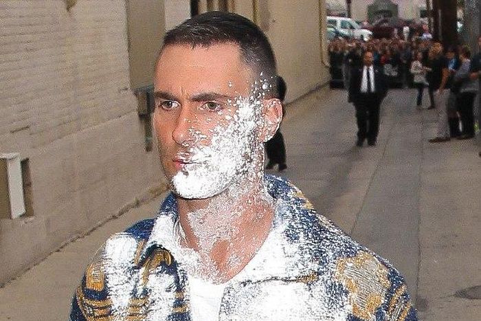 Adam Levine sugar bombed in Hollywood