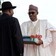 Former president, Goodluck Jonathan hands over power to Muhammadu Buhari.