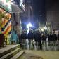 Egyptian security forces guard a street leading in Cairo's eastern district of Nasr City after a policeman was killed trying to defuse a bomb near a church on January 5, 2019