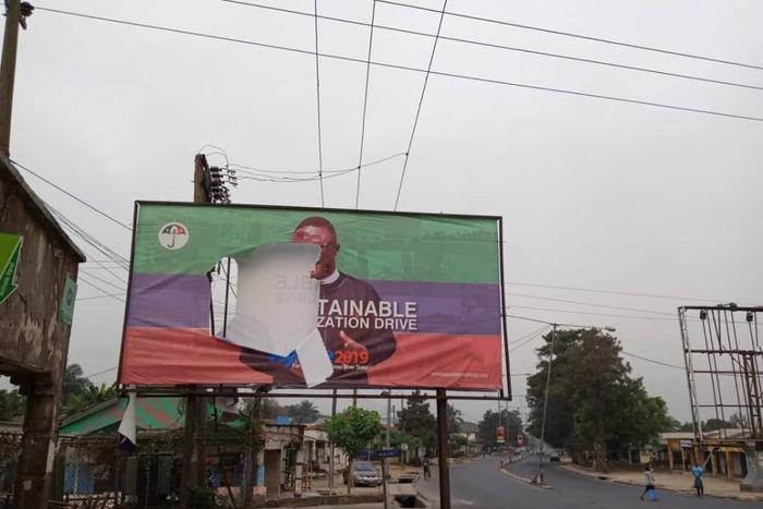 Police warn PDP, APC members against billboard destruction