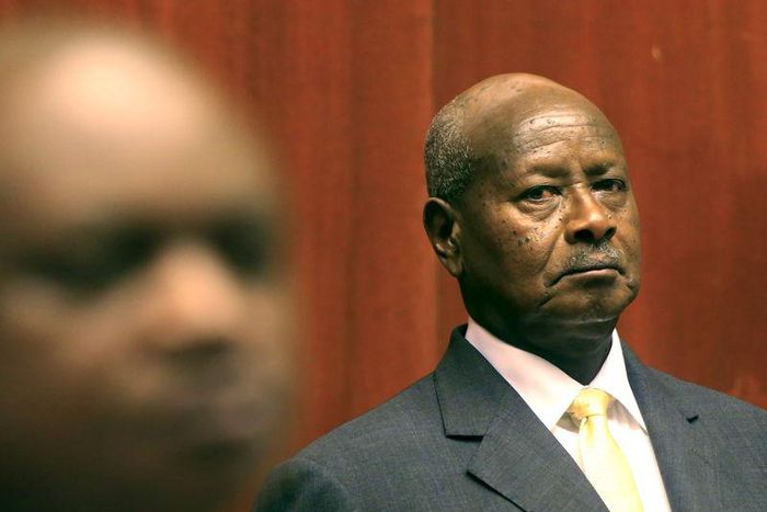 Uganda's President Yoweri Museveni prepares to deliver his state of the nation address in the capital Kampala June 4, 2015. REUTERS/James Akena