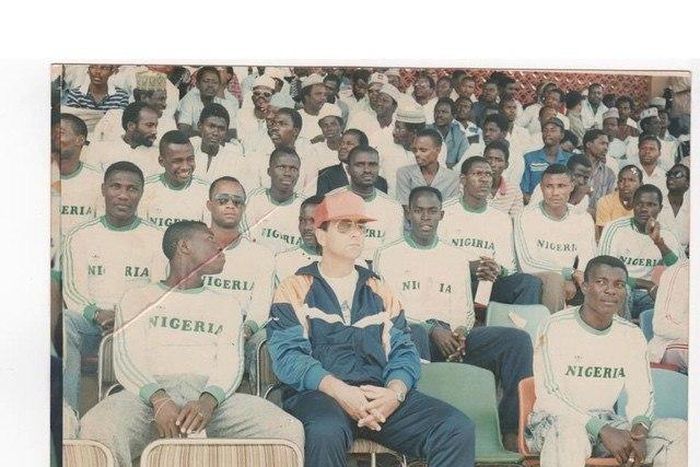 Clemens Westerhof and his first Super Eagles team