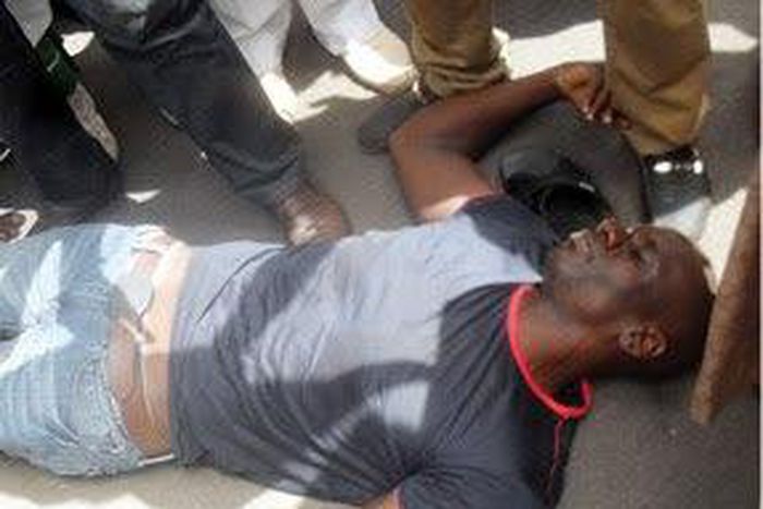 The journalist was knocked unconscious