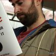 This guy pranked everyone on the train by pretending to read fake books