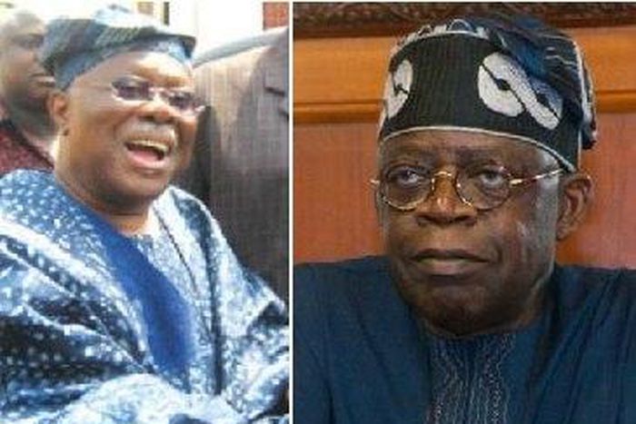 APC leader, Bola Tinubu and PDP Chieftain, Bode George