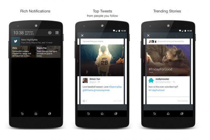 The new Highlights feature.