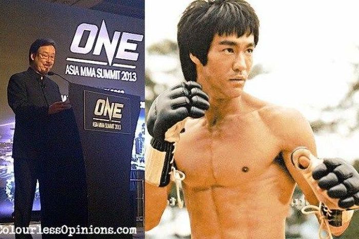 Bruce Lee's brother, Robert Lee at ONE FC Asia MMA Summit 2013