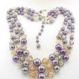 A vintage costume jewelry