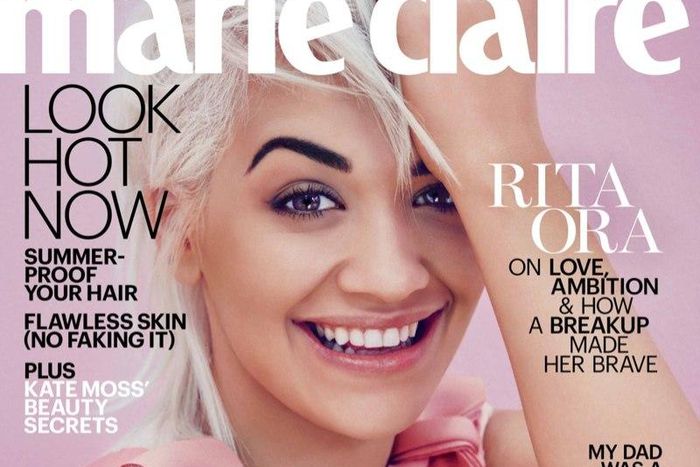 Rita Ora covers Marie Claire July 2015 issue