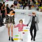 Chanel Creative Director; Karl Lagerfeld takes a bow at the Chanel Cruise 2015/2016