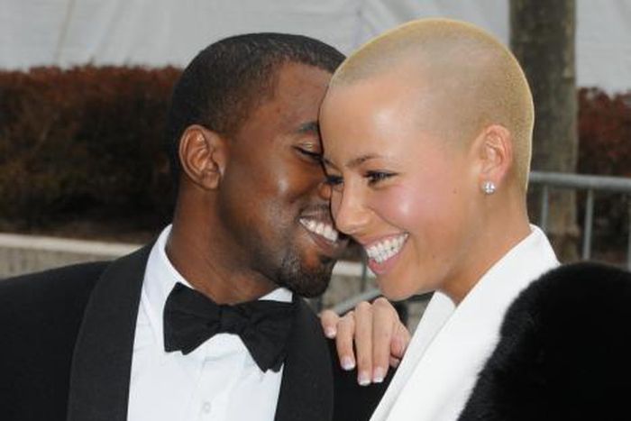 Amber Rose and Kanye West