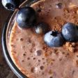 Chocolate-blueberry shake