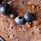 Chocolate-blueberry shake