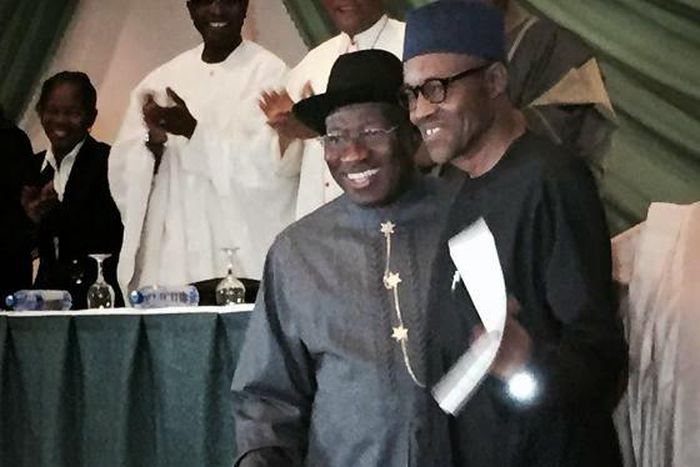 President Goodluck Jonathan and APC Presidential candidate, Muhammadu Buhari