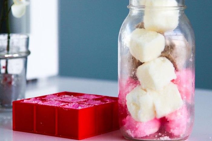 DIY exfoliating sugar cubes
