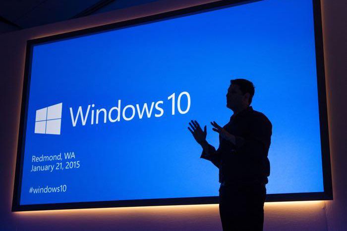 A Windows 10 conference back in January.