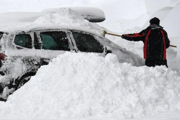 Roads, rail services and schools have been forced to close in Austria, villages have been cut off and the forecast is for more snow