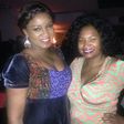 Omotola Jalade Ekeinde and Angela McCrea at the nominees unveil in Los Angeles