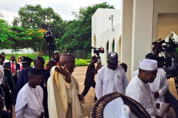 President hosts inauguration luncheon at Aso Rock
