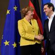 Merkel, seen welcoming Greek Prime Minister Alexis Tsipras to Berlin in 2015, will be making her first visit to Greece since 2014 -- when she faced angry anti-austerity protests