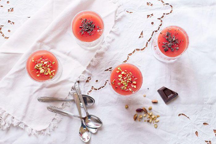 Watermelon pudding