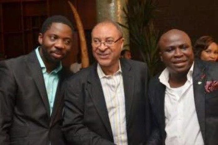 Seun Oloketuyi, CEO Best Of Nollywood, Pat Utomi and Gbenga Adeyinka 1st at the Talent Meets Class 2014