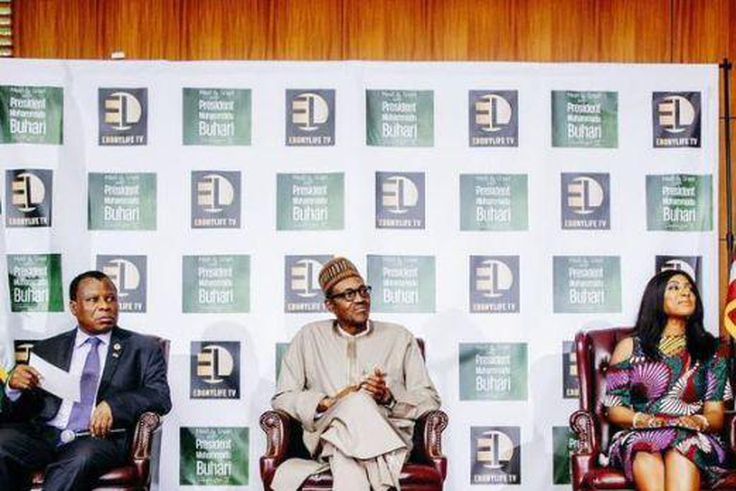 President Muhammadu Buhari meets with young Nigerians in US on July 21, 2015.