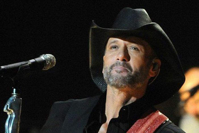Country singer, Tim McGraw.