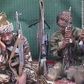 Boko Haram leader, Abubakar Shekau with some of his followers
