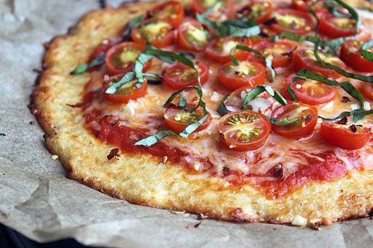 Cauliflower crust pizza