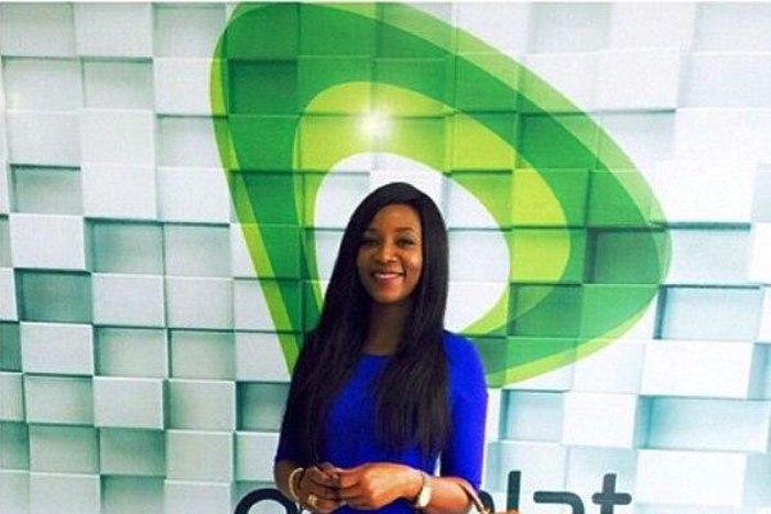 Genevieve Nnaji spotting a design from St. Genevieve line