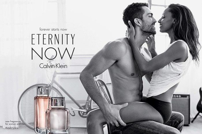 Jasmine Tookes and Tobias Sorensen for Calvin Klein 'Eternity Now' fragrace campaign