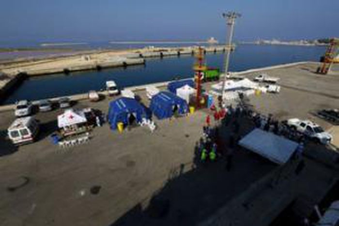 Migrants rescued by Italy say up to 50 missing after boat sinks