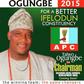 Taiwo Ogungbe's campaign poster