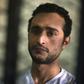 Egyptian activist Ahmed Douma during his trial in Cairo on May 13, 2013
