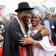 Goodluck Jonathan and wife Patience