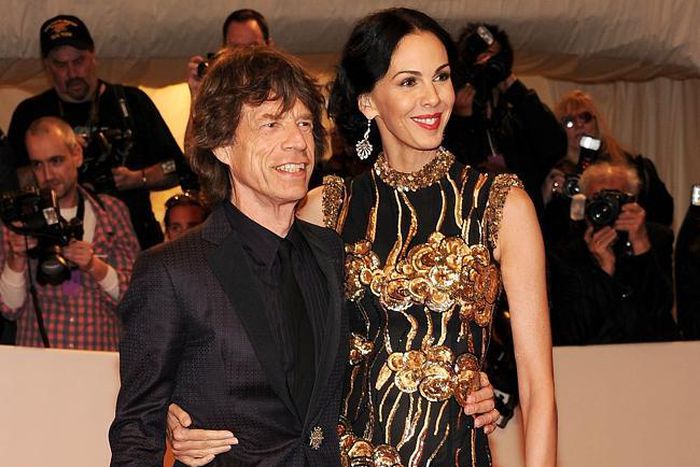 Mick Jagger and late L'Wren Scott